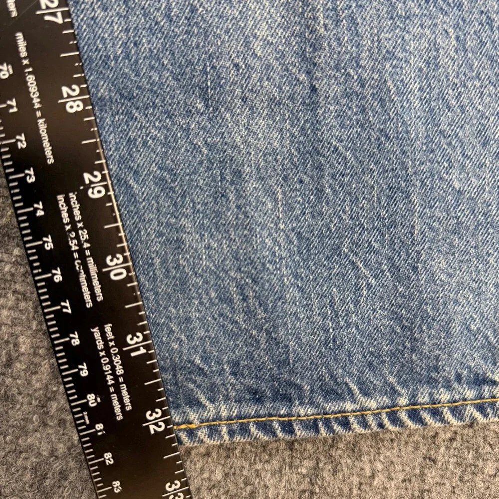 NWT Levis 501 1980s Made in Japan Selvedge Patchwork Jeans Blue Size 29x32